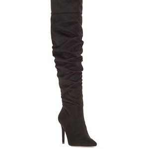 NWB- NWT Jessica Simpson OTK Boots 8M black suede